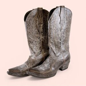 Cavender’s Women’s 8.5 Brown Leather Cowboy Boots